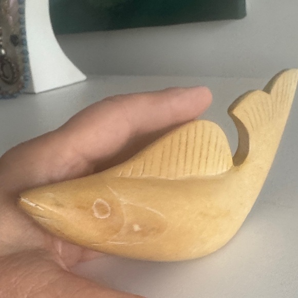 Artisan Vintage Tan Fish Figurine - Picture 8 of 11